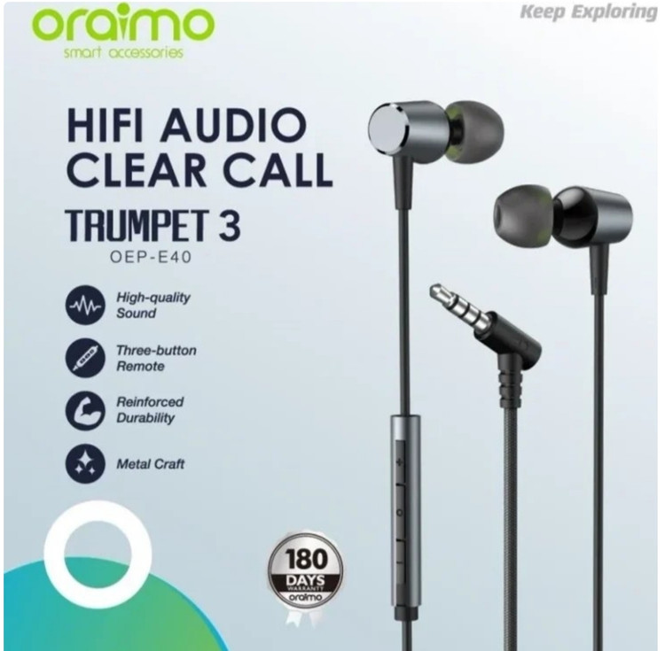 هندزفری سیمی کوپی اورایمو مدل OEP-E40 oraimo
