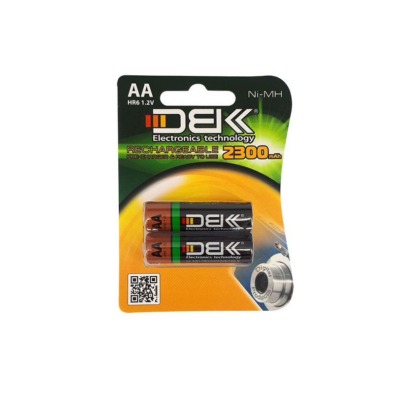 باتری قلمی شارژی با ظرفیت 2300 میلی آمپر DBK با دوام فوق العاده اصلی مناسب دستگاه‌های دیجیتال